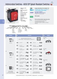 6050 DP Splash Resistant Switches - Engelking Elektronik GmbH