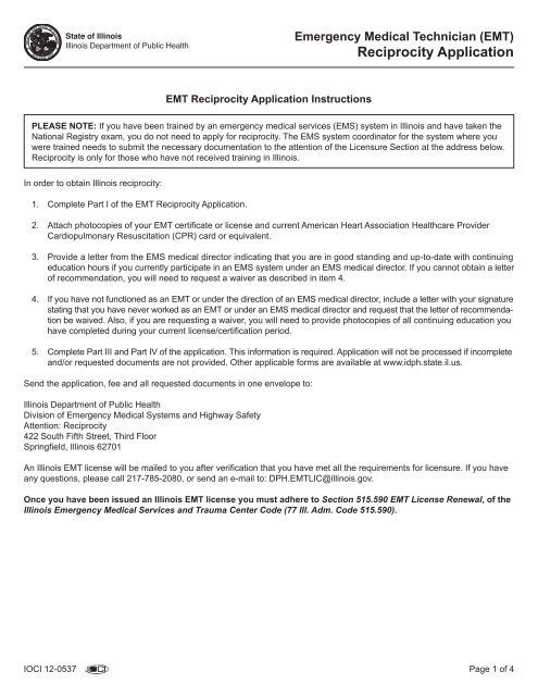 Reciprocity Law License Chart