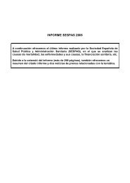 INFORME SESPAS 2006 - FundaciÃ³ GADESO