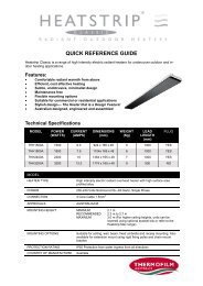 Quick Reference Guide THH-A - Thermofilm