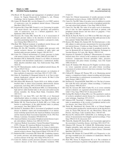 36 Hirsch et al. 2005 ACC