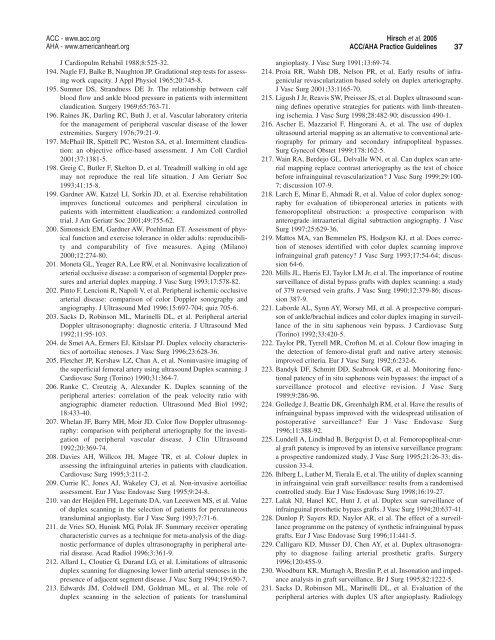 36 Hirsch et al. 2005 ACC