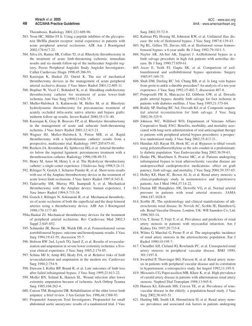 48 Hirsch et al. 2005 ACC