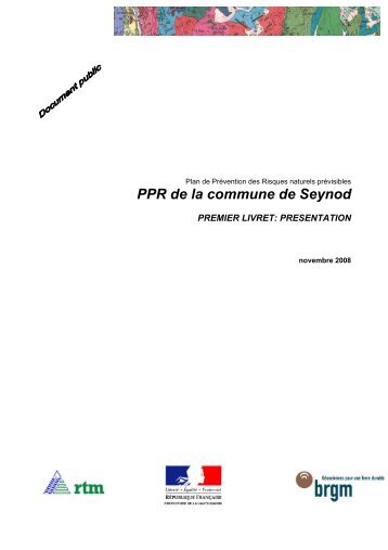 PPR de la commune de Seynod - Les services de l'Ãtat en Haute ...