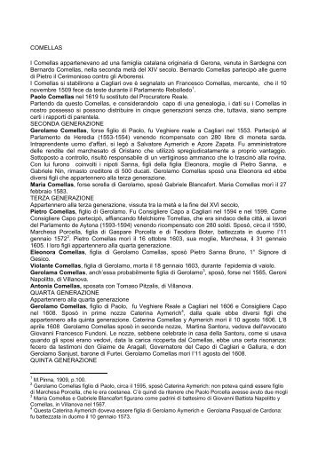 Comellas - Associazione Araldica Genealogica Nobiliare Della ...