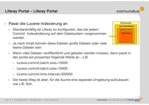 Liferay Portal Performanceoptimierung