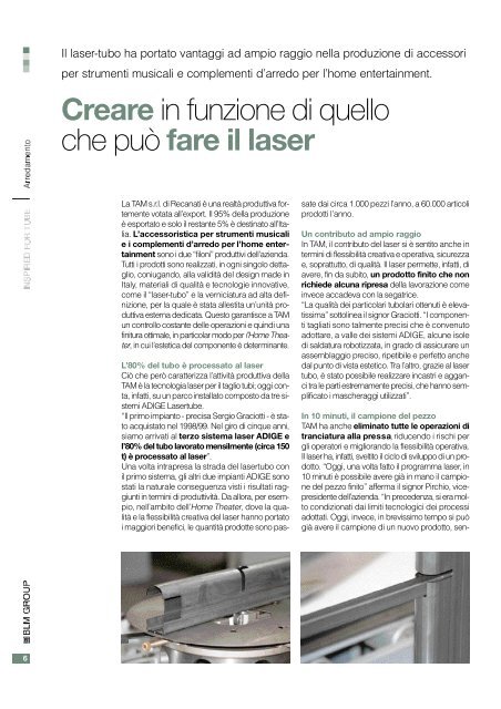 Issue n. 3 - Aprile 2005Download pdf - BLM GROUP