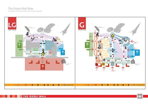 The Dubai Mall Map Emaar Gift Card