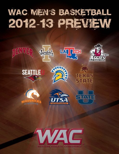 2012-13 WAC Men's Basketball Preview - XOS Product Marketing