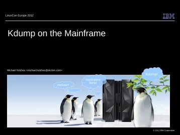 Kdump on the Mainframe - z/VM - IBM