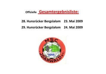 Grenderich / MSC Idarwald - Bergmeisterschaft.de