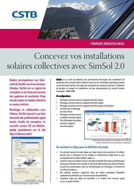 Plaquette Simsolpdf Archilink