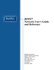iRMX Network User's Guide and Reference - SLAC