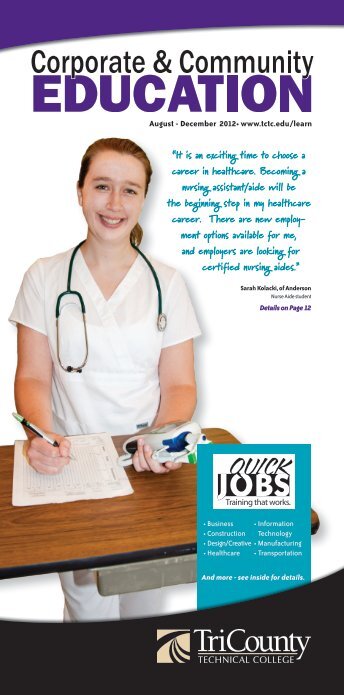 It Is An Exciting Time To Choose A Career In Healthcare - Tri-County ...