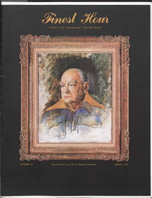 Journal of the International Churchill Society - Winston Churchill