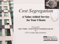 Cost Segregation Study - CPAReport