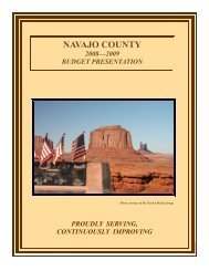 FY0809_BudgetBook - Navajo County