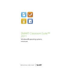 SMART Classroom Suite 2011 installation guide - svarog