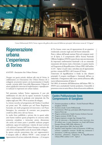 Rigenerazione urbana L'esperienza di Torino - Collegio dei geometri