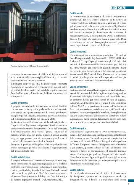 Rigenerazione urbana L'esperienza di Torino - Collegio dei geometri