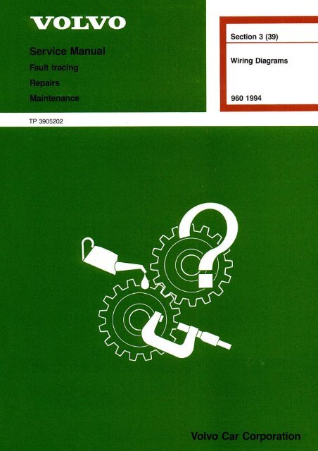 Volvo 960 1994 Wiring Diagrams