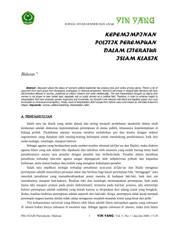 2-ridwan-kepemimpinan-politik-perempuan - YINYANG STAIN