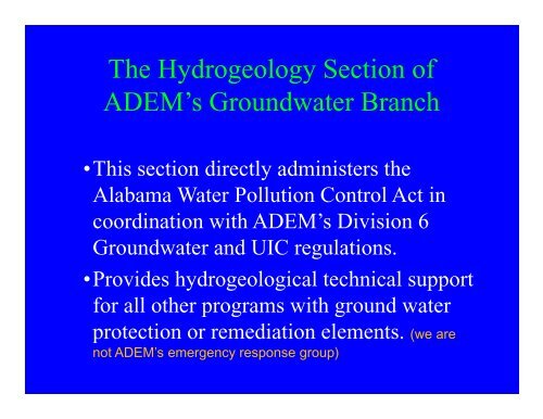 DO I HAVE TO REPORT THIS TO ADEM? - Alabama Department of ...