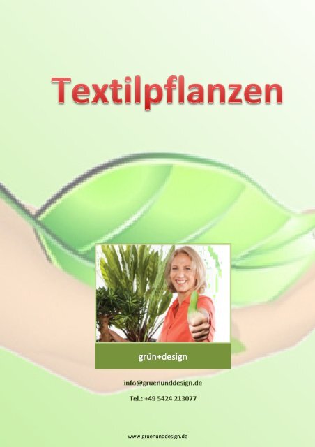 Textilpflanzen von grün+design