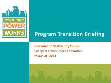 Community Power Works Program Transition Presentation