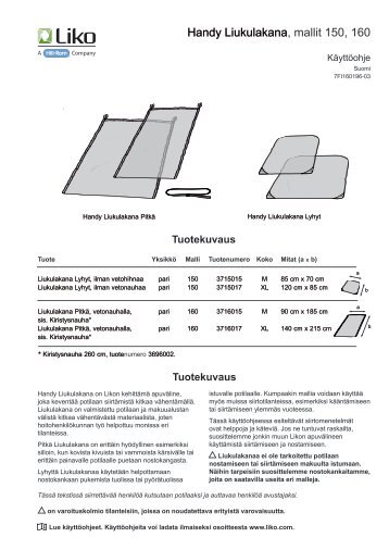 HandySheet_ja_HandyTube_manuaali.pdf - Algol-Trehab