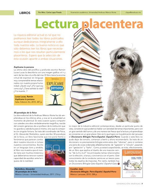 G E N E R A C I Ã N - Ediciones Universitarias