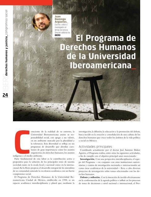 Derechos humanos y justicia - Ediciones Universitarias