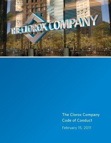 The Clorox Company Code of Conduct