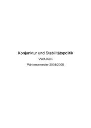 Konjunktur und StabilitÃƒÂ¤tspolitik - Vwa-bwl.de