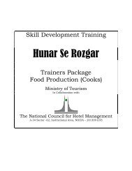 Manual - Institute of Hotel Management Catering Technology ...
