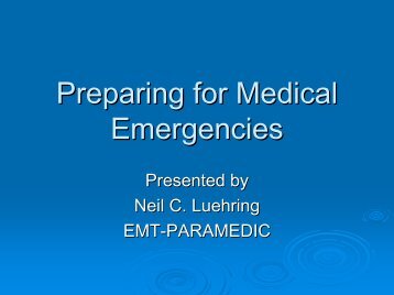 Preparing for Medical Emergencies.pdf - Orvis