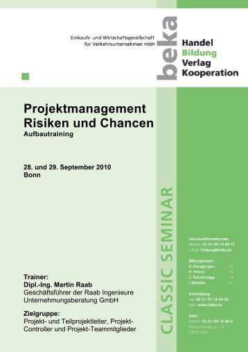 Projektmanagement Risiken und Chancen - newstix