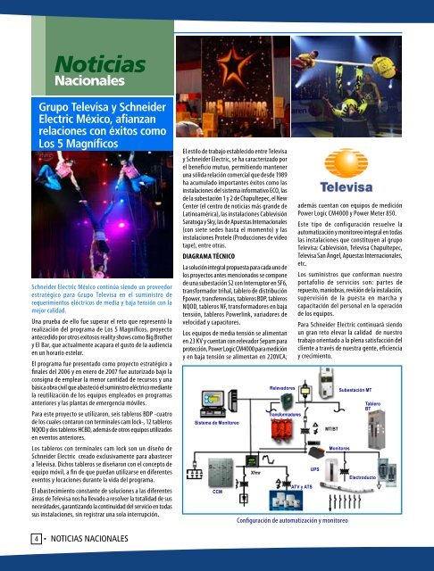 Revista "Schneider enLÃ­nea" Julio 2007 - Schneider Electric