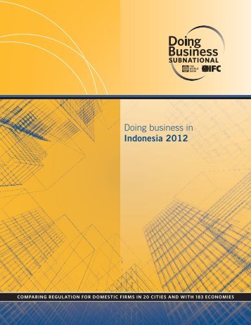 Doing business in Indonesia 2012
