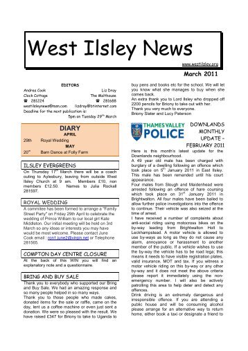 West Ilsley News