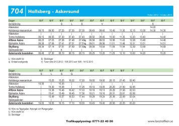 704 Hallsberg - Askersund