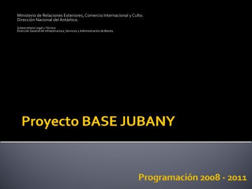 Proyecto BASE JUBANY - Arquidry - Arquitectura en Seco