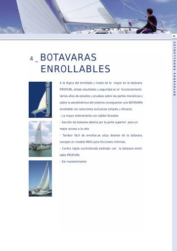 4 _ BOTAVARAS ENROLLABLES - Velero Olaje