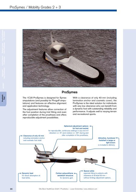 Prosthetics Lower Extremities - Kinetech Medical