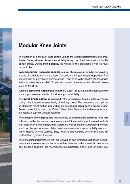 Prosthetics Lower Extremities - Kinetech Medical