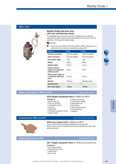 Prosthetics Lower Extremities - Kinetech Medical