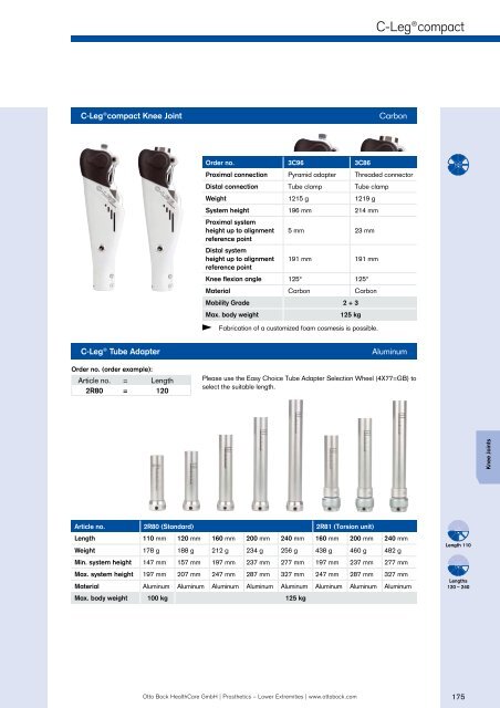 Prosthetics Lower Extremities - Kinetech Medical