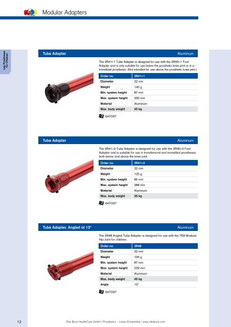 Prosthetics Lower Extremities - Kinetech Medical