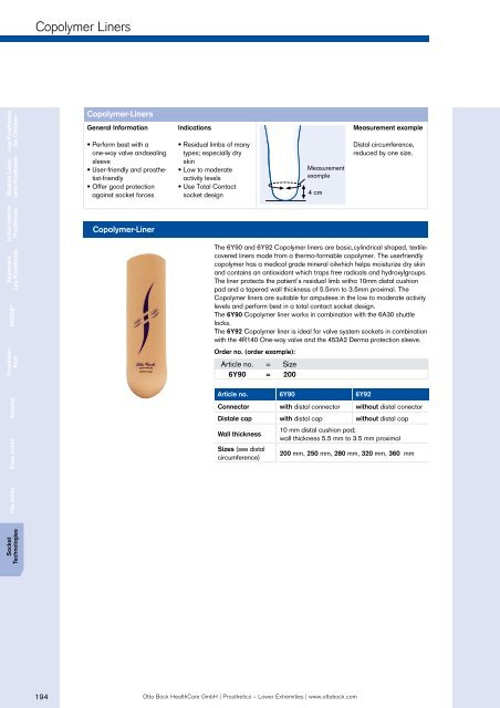 Prosthetics Lower Extremities - Kinetech Medical