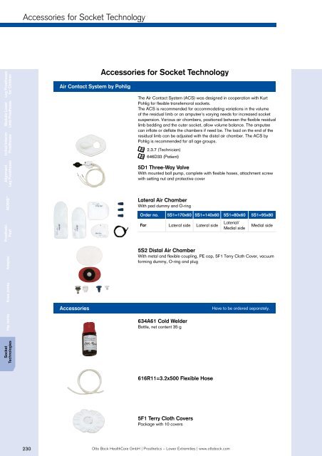 Prosthetics Lower Extremities - Kinetech Medical